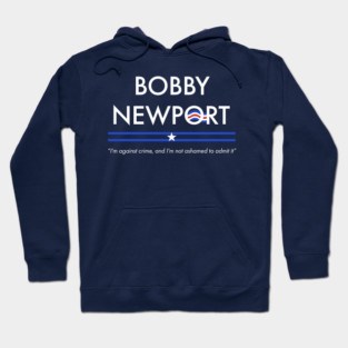 Bobby Newport - Parks and Recreation Election Candidate Hoodie