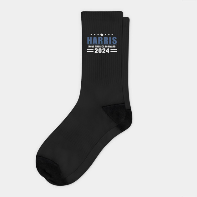 Harris 2024 Move American Forward Socks by UrbanLifeApparel