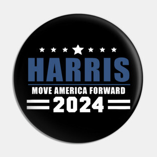 Harris 2024 Move American Forward Pin