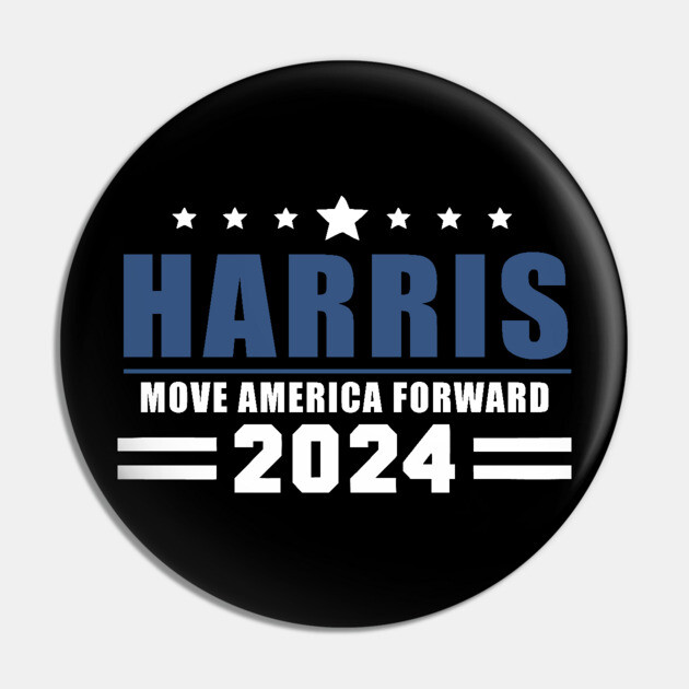 Harris 2024 Move American Forward Pin by UrbanLifeApparel
