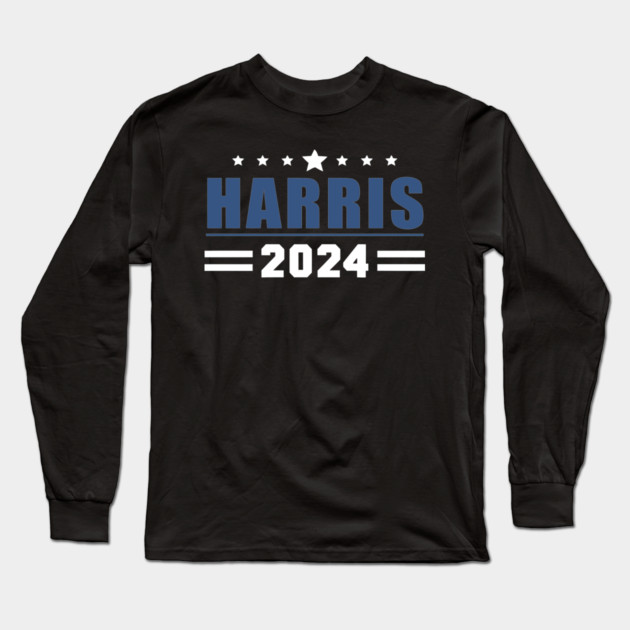 Kamala Harris 2024 Long Sleeve T-Shirt by UrbanLifeApparel