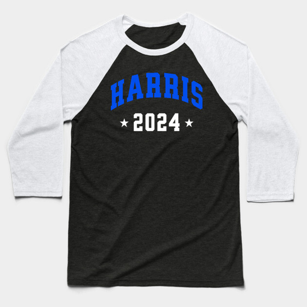 Harris 2024 Election Baseball T-Shirt by UrbanLifeApparel
