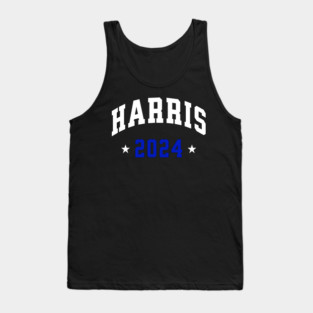 Harris 2024 Election White and blue Tank Top