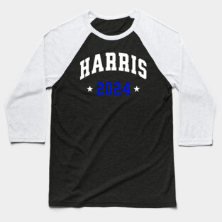 Harris 2024 Election White and blue Baseball T-Shirt