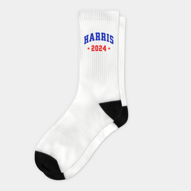 Harris 2024 Blue and Red Socks by UrbanLifeApparel