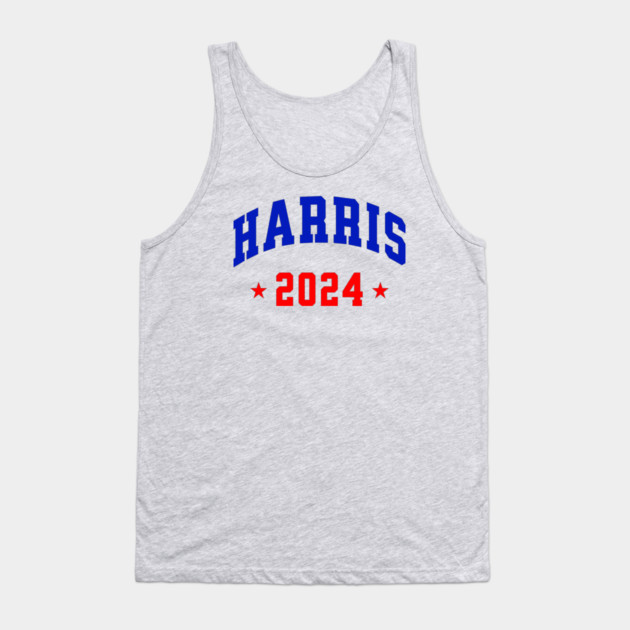 Harris 2024 Blue and Red Tank Top by UrbanLifeApparel