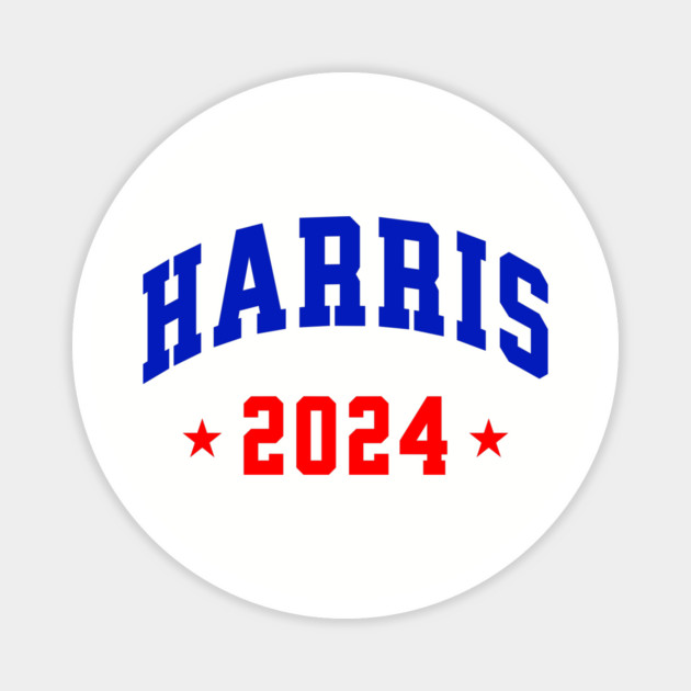 Harris 2024 Blue and Red Magnet by UrbanLifeApparel