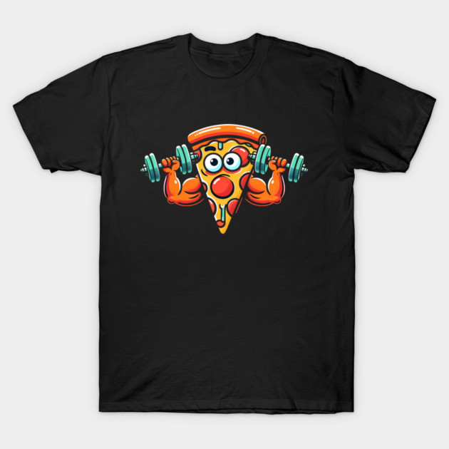 Funny Lifting Workout, Pizza Lover T-Shirt by logiamerch