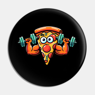 Funny Lifting Workout, Pizza Lover Pin