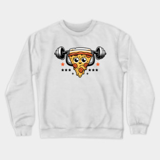 Funny Lifting Workout, Pizza Lover Crewneck Sweatshirt