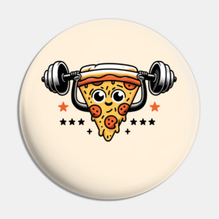 Funny Lifting Workout, Pizza Lover Pin