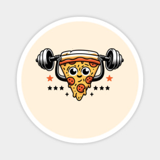 Funny Lifting Workout, Pizza Lover Magnet