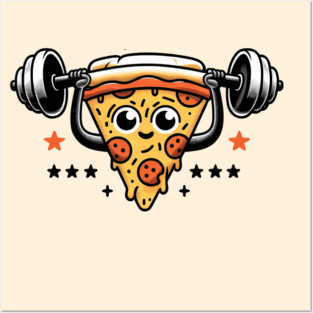 Funny Lifting Workout, Pizza Lover Posters and Art
