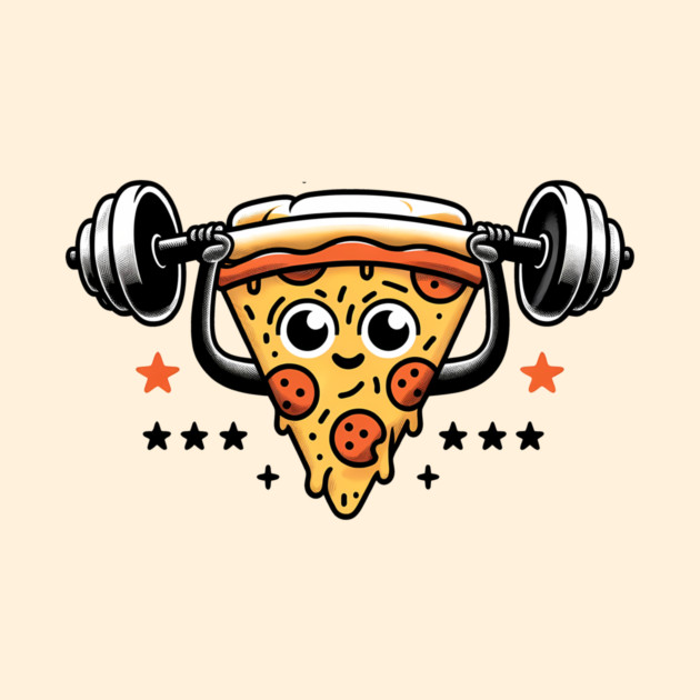 Funny Lifting Workout, Pizza Lover by logiamerch