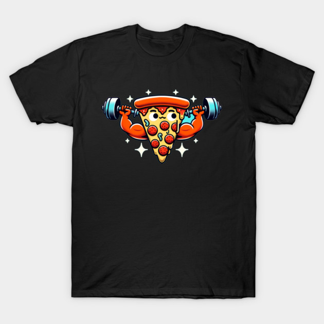 Funny Lifting Workout, Pizza Lover T-Shirt by logiamerch