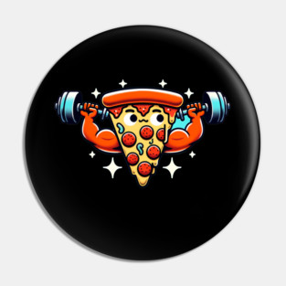 Funny Lifting Workout, Pizza Lover Pin