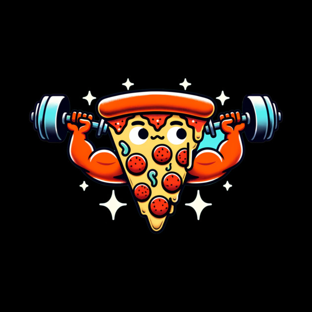 Funny Lifting Workout, Pizza Lover by logiamerch