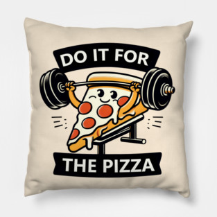 Funny Lifting Workout, Pizza Lover Pillow
