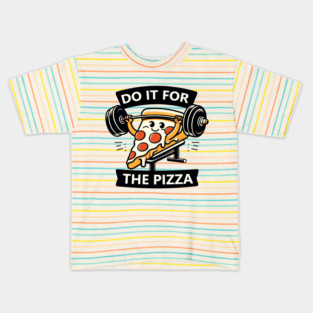 Funny Lifting Workout, Pizza Lover Kids T-Shirt