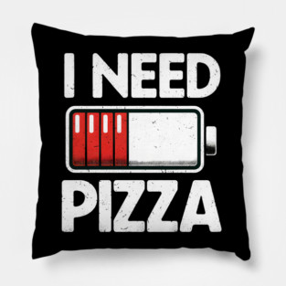 Funny Pizza Lover Pillow