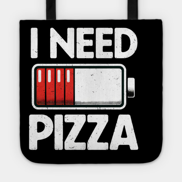 Funny Pizza Lover Tote by logiamerch