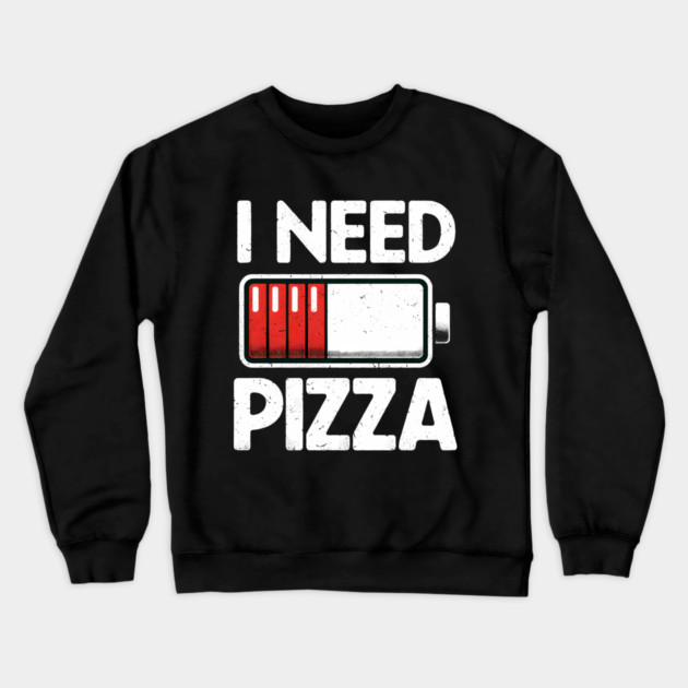 Funny Pizza Lover Crewneck Sweatshirt by logiamerch