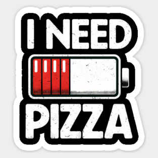 Funny Pizza Lover Sticker