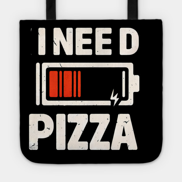 Funny Pizza Lover Tote by logiamerch