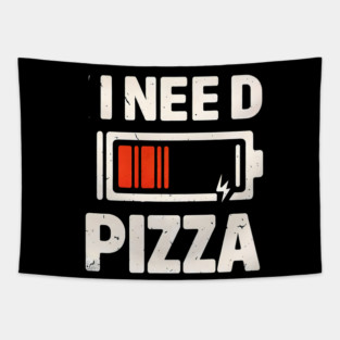 Funny Pizza Lover Tapestry