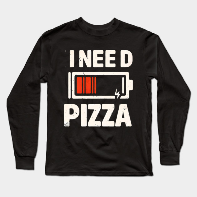 Funny Pizza Lover Long Sleeve T-Shirt by logiamerch