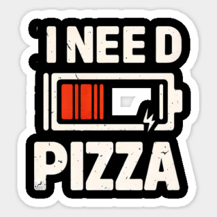 Funny Pizza Lover Sticker
