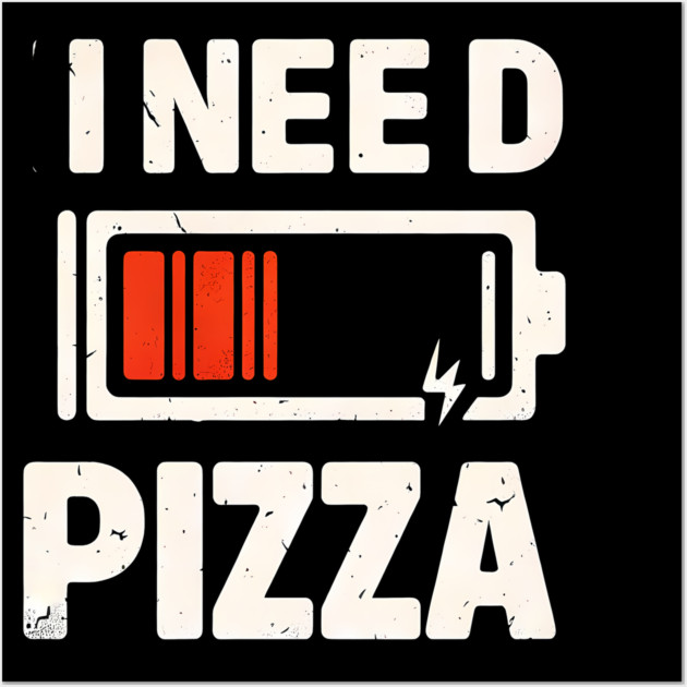 Funny Pizza Lover Wall Art by logiamerch