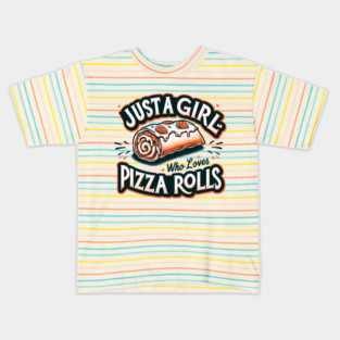 Just a Girl Who Loves Pizza Kids T-Shirt