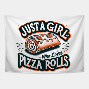 Just a Girl Who Loves Pizza Tapestry