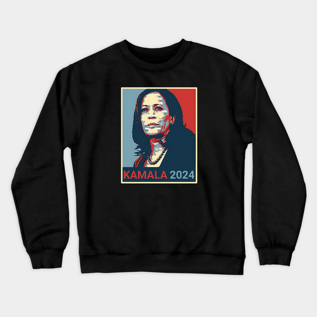 Kamala Harris for President 2024 Crewneck Sweatshirt by UrbanLifeApparel