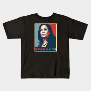 Kamala Harris for President 2024 Kids T-Shirt
