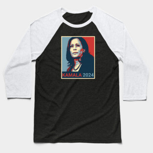 Kamala Harris for President 2024 Baseball T-Shirt