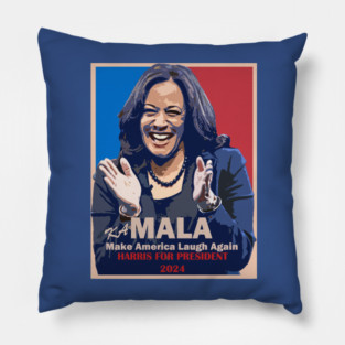 Make America Laugh Again-Kamala Harris 2024 Pillow
