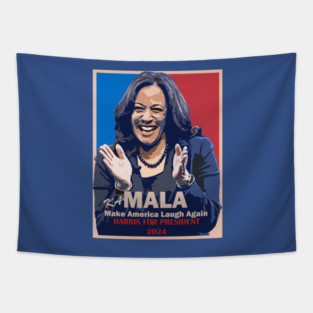 Make America Laugh Again-Kamala Harris 2024 Tapestry