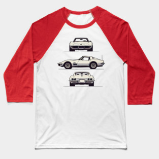 1969 Corvette Classic Baseball T-Shirt