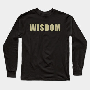 WISDOM Long Sleeve T-Shirt