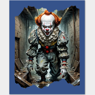 Clown Posters and Art