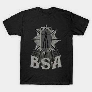 Vintage BSA Motorcycles Design T-Shirt