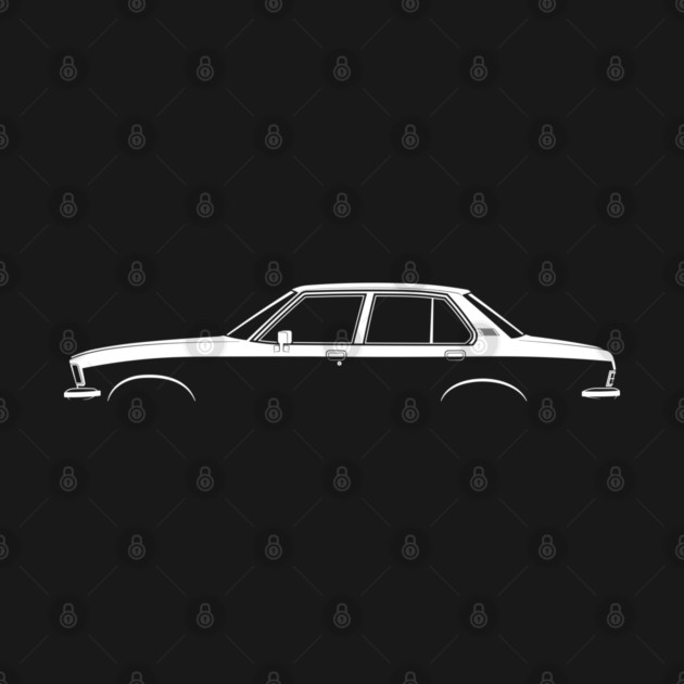 Opel Commodore (B) Silhouette by Car-Silhouettes