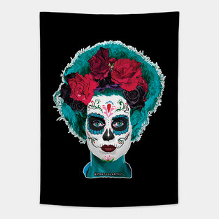 Day of the Dead Bride Tapestry