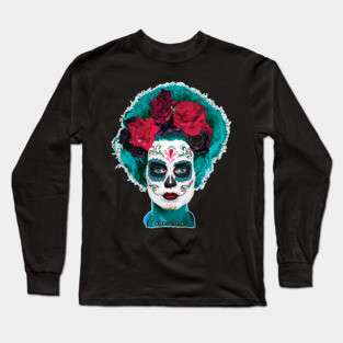 Day of the Dead Bride Long Sleeve T-Shirt