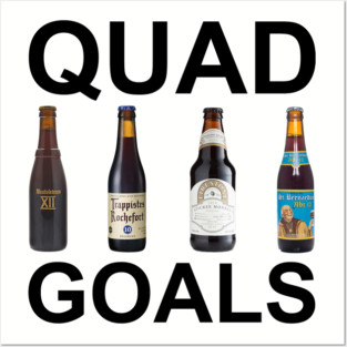 QUAD GOALS Posters and Art