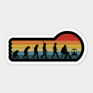 Funny 3D Printer 3D Printing Evolution Sticker