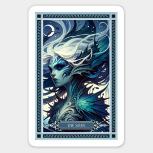The Siren Tarot Card Sticker