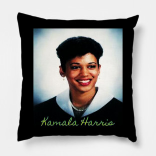 kamala harris vintage Pillow